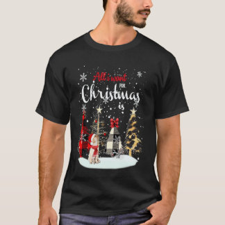 Funny Labrador Retriever All I Want For Christmas T-Shirt