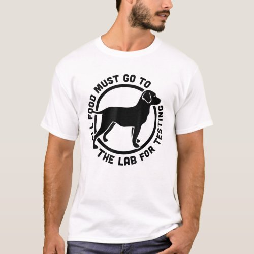 Funny Labrador Retriever Black Lab Fetch Dog Pet L T_Shirt
