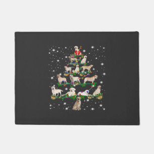 Funny Labrador Retriever Christmas Tree Classic T- Doormat