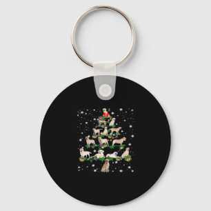 Funny Labrador Retriever Christmas Tree Classic T- Keychain