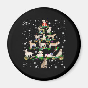 Funny Labrador Retriever Christmas Tree Classic T- Magnet