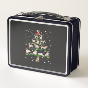 Funny Labrador Retriever Christmas Tree Classic T- Metal Lunch Box