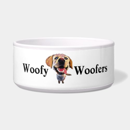 Funny Labrador Retriever Dog Bowl