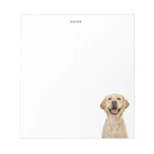 Funny Labrador Retriever Dog Personalized Name Notepad