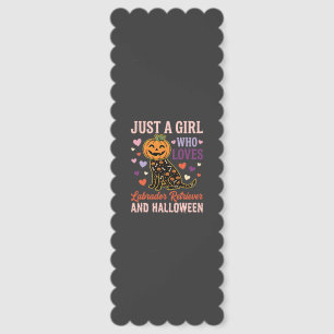 Funny Labrador Retriever Halloween Pumpkin Dog Bookmarks