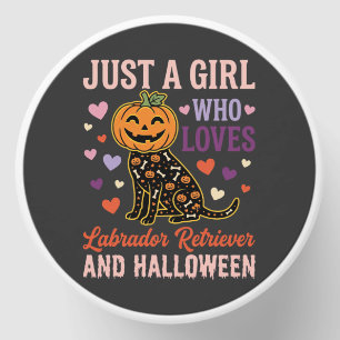 Funny Labrador Retriever Halloween Pumpkin Dog Mini Candle Favors