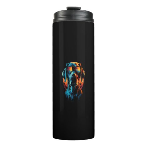 Funny Labrador Retriever Lover Dogs Graphic Dog Su Thermal Tumbler