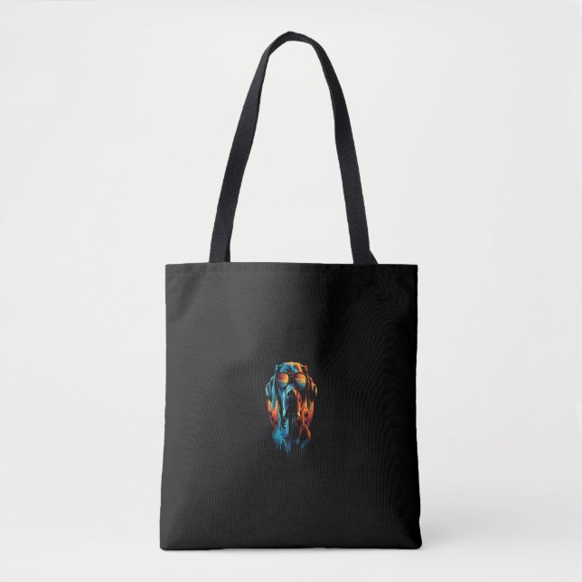 Funny Labrador Retriever Lover Dogs Graphic Dog Su Tote Bag (Front)