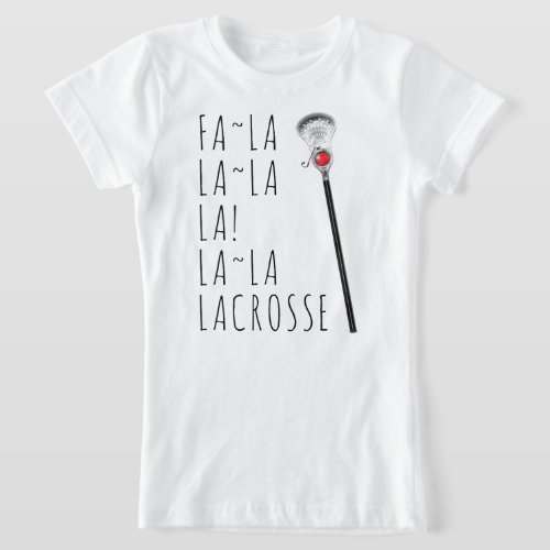 Funny Lacrosse Christmas T_Shirt