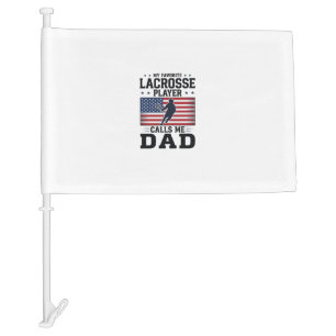 Funny Lacrosse Dad American Flag Vintage Shirt Des
