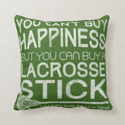 Funny Lacrosse Design Throw Pillows