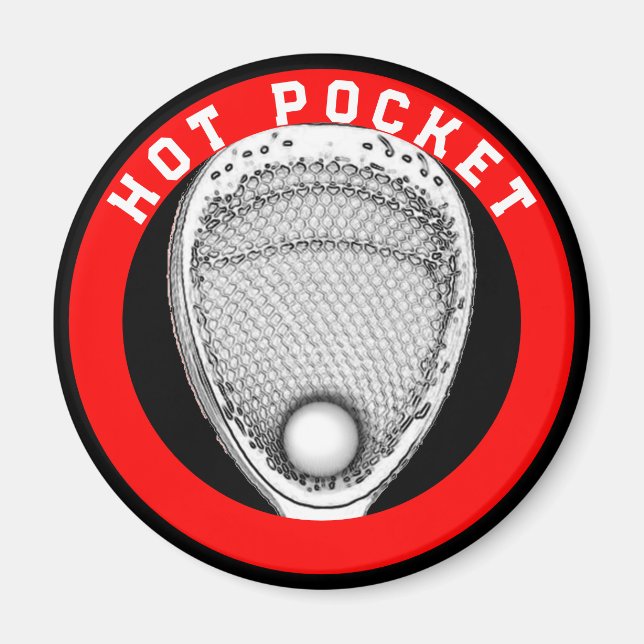 Funny Lacrosse Goalie Gift Magnet (Front)