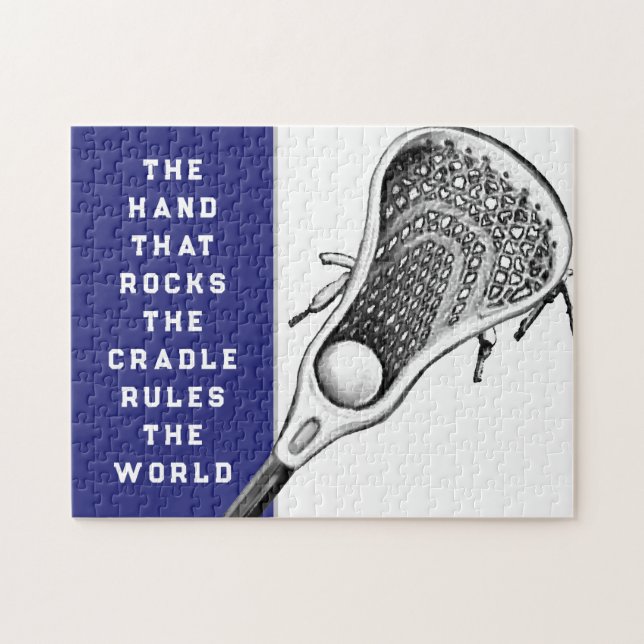 Funny Lacrosse Jigsaw Puzzle (Horizontal)