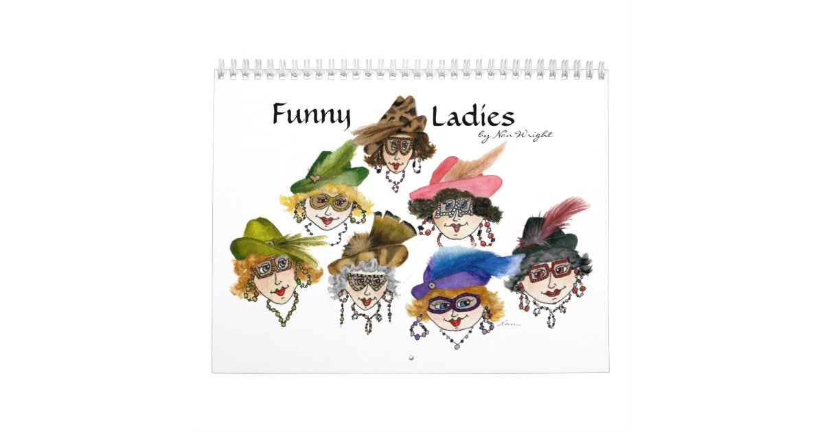 Funny Ladies Calendar Zazzle com