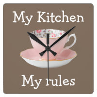 Funny Ladies Kitchen Wall Clock