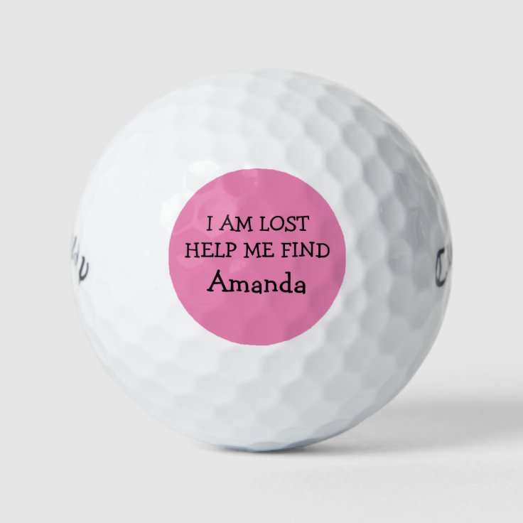 Funny Ladies Lost Golf Balls Zazzle 5098