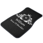 Funny Ladies Or Men&#39;s Royal Monogram Car Mats Set at Zazzle