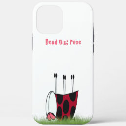 Funny Ladybug Dead Bug Yoga Pose iPhone 12 Pro Max Case