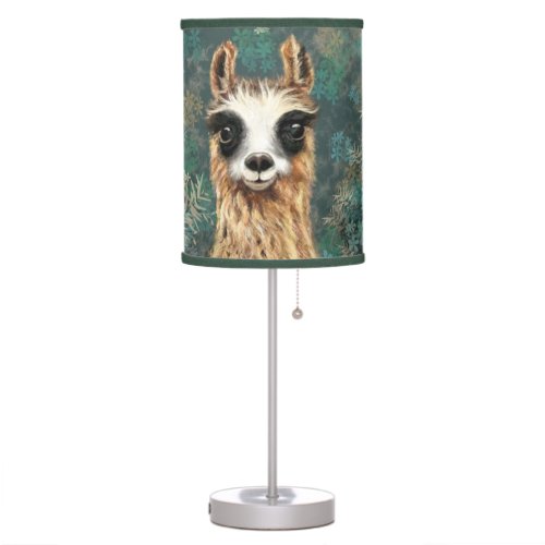 Funny Lamp with Curious Llama