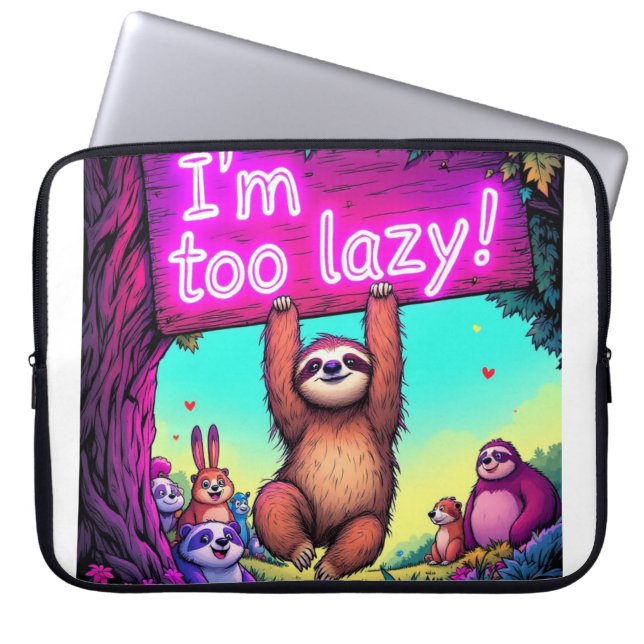 Funny Laptop Case (Front)