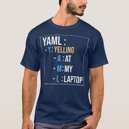 Funny Laptop Quote Cool IT Computer  T_Shirt