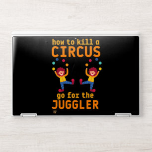 funny laptop skin "GO 4 THE JUGGLER"
