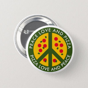 Funny large pepperoni pizza pie point slice button