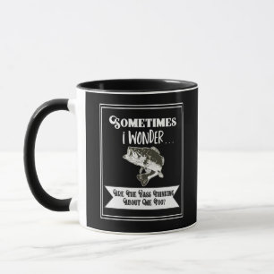 Funny Largemouth Bass Fishing Quote for Men Mug
