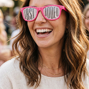 Funny Last Rodeo Bachelorette Wedding Party Favors Retro Sunglasses