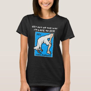 Funny Late To See Yoga Partner Goat Tee Breakup Di