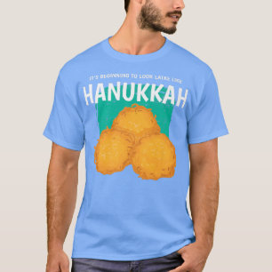 Funny Latkes Traditional Jewish Hanukkah Pun T-Shirt