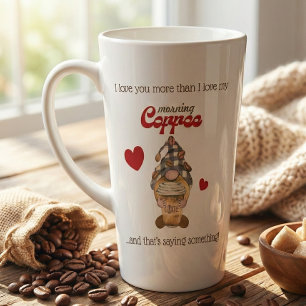 Funny Latte Mug – Coffee Gnome for Girlfriend