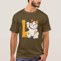 Funny Laugh LMAO Manekineko Chinese Lucky Cat Puns T-Shirt