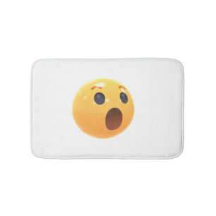 Funny Laughing Emoji Face Bath Mat