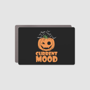 Funny Laughing Pumpkin Halloween Car Magnet