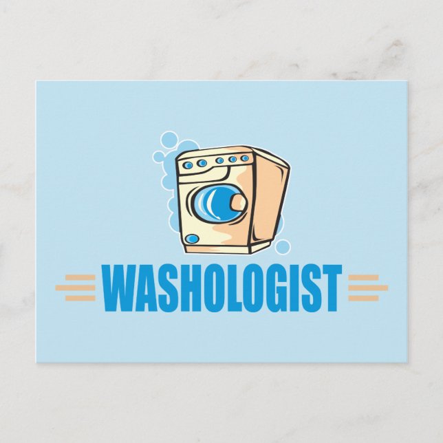 Funny Laundry Postcard (Front)
