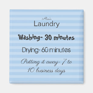 Funny Laundry Quote Refridgerator Magnet