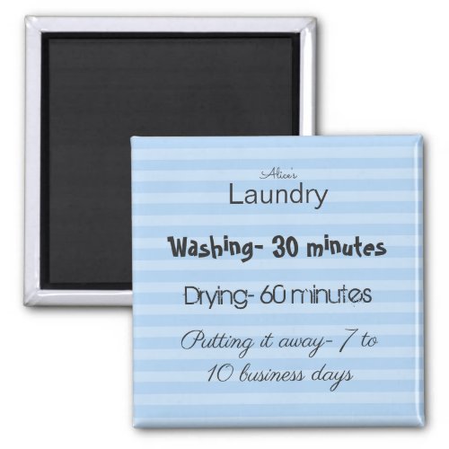 Funny Laundry Quote Refridgerator Magnet