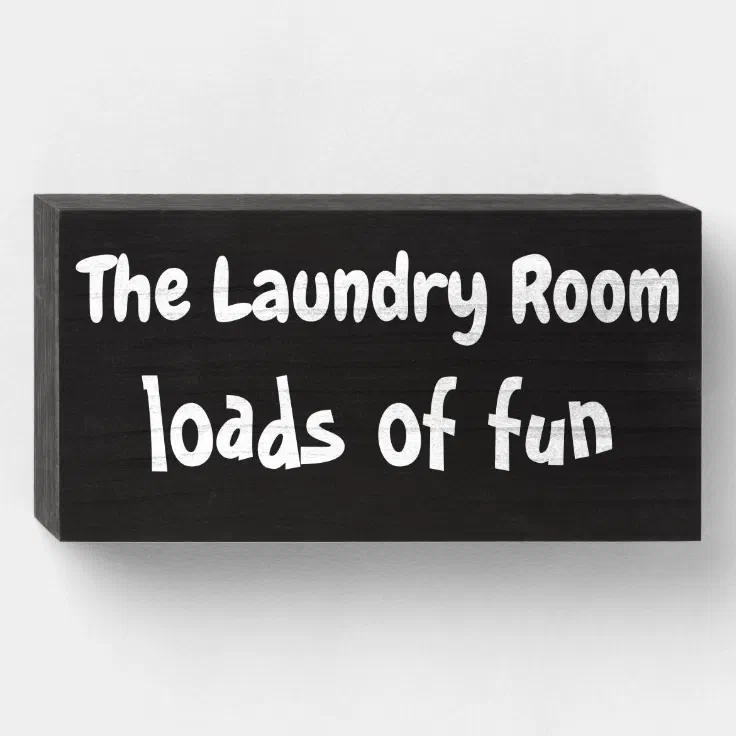Funny Laundry Room Sign | Zazzle