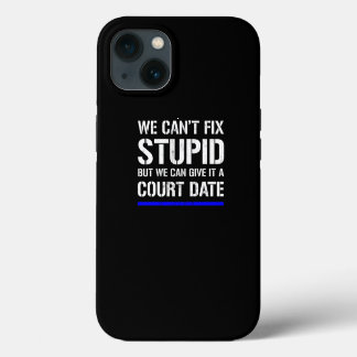 Funny Law Enforcement Police Officer iPhone 13 Case