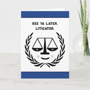Funny Law School Grad Card