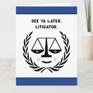 Funny Law School Grad Card
