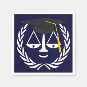 Funny Law School Graduation Napkins