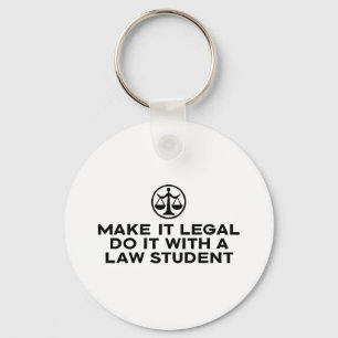Funny Law Student Keychain