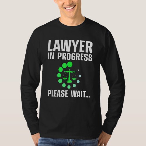 Funny Law Student Men Women Lawyer Law School Bar  T_Shirt