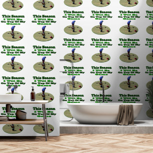 Funny Lawn Bowler Standing On His Lawn Bowl, Wallpaper