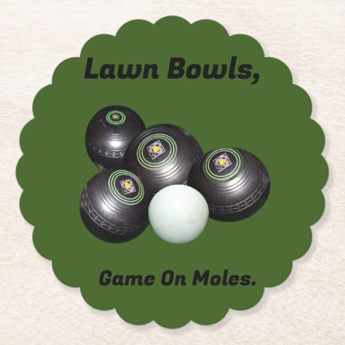 Funny Lawn Bowls Game On M Party Coasters