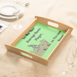 Funny Lawn Bowls Ranger, Serving Tray