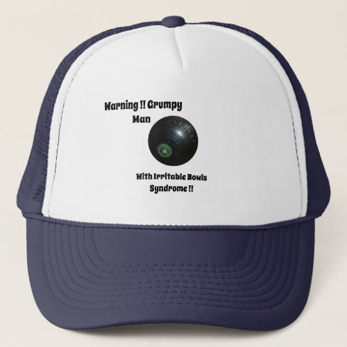 Funny Lawn Bowls Syndrome Truckers Hat