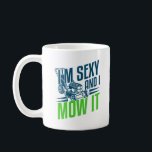 Funny Lawn Mower Lawn Care Gift Dad Husband Coffee Mug<br><div class="desc">This funny design is the perfect gift for anyone who loves gardening. Grab yours today!</div>